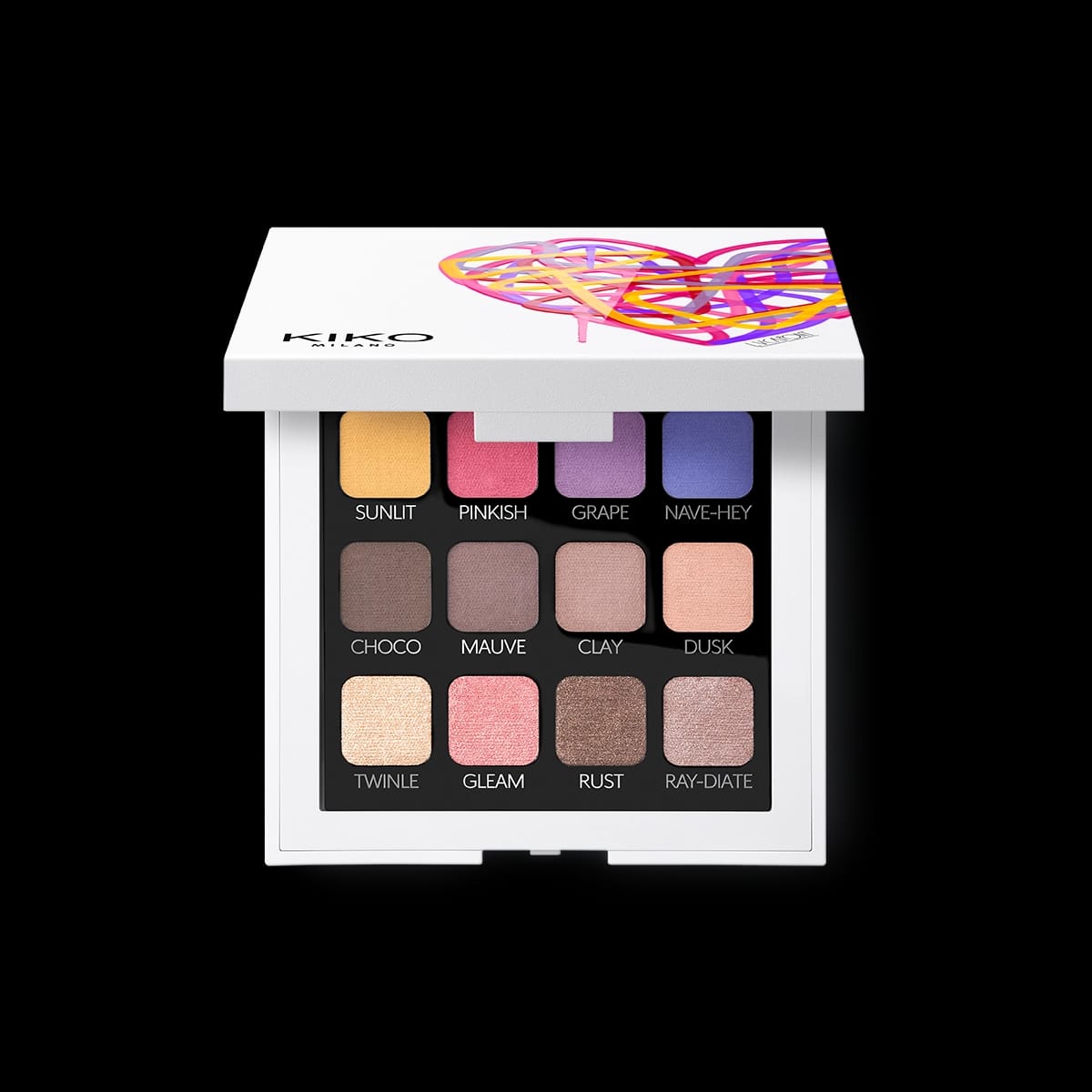 Street Heart Colour Tag  Multi-Texture Eyeshadow Palette