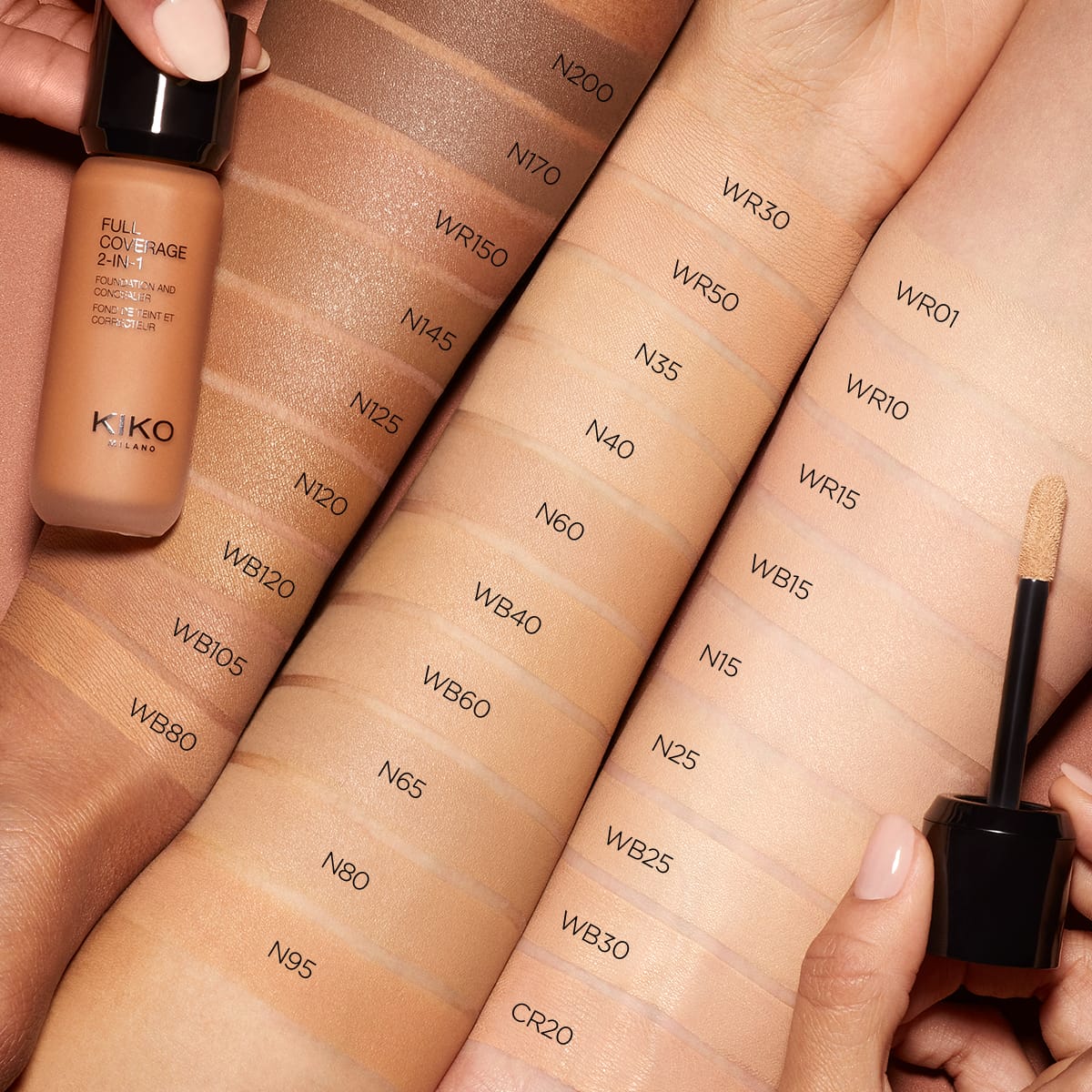 Full Coverage 2-In-1 Foundation & Concealer 19 - N 65