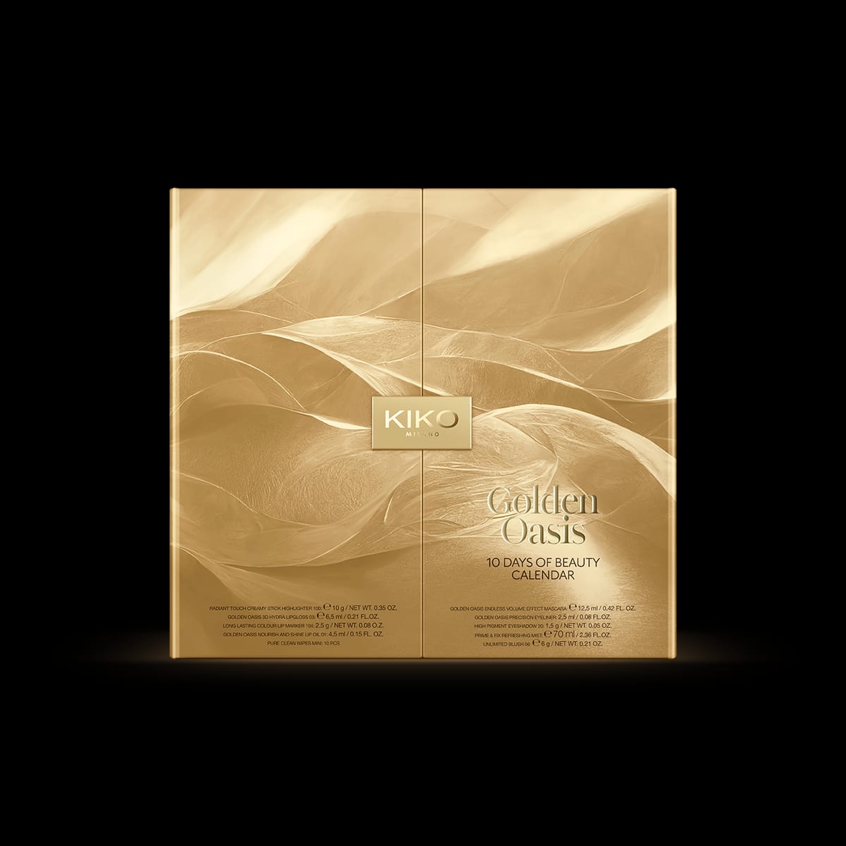 Golden Oasis 10 Days Of Beauty Calendar