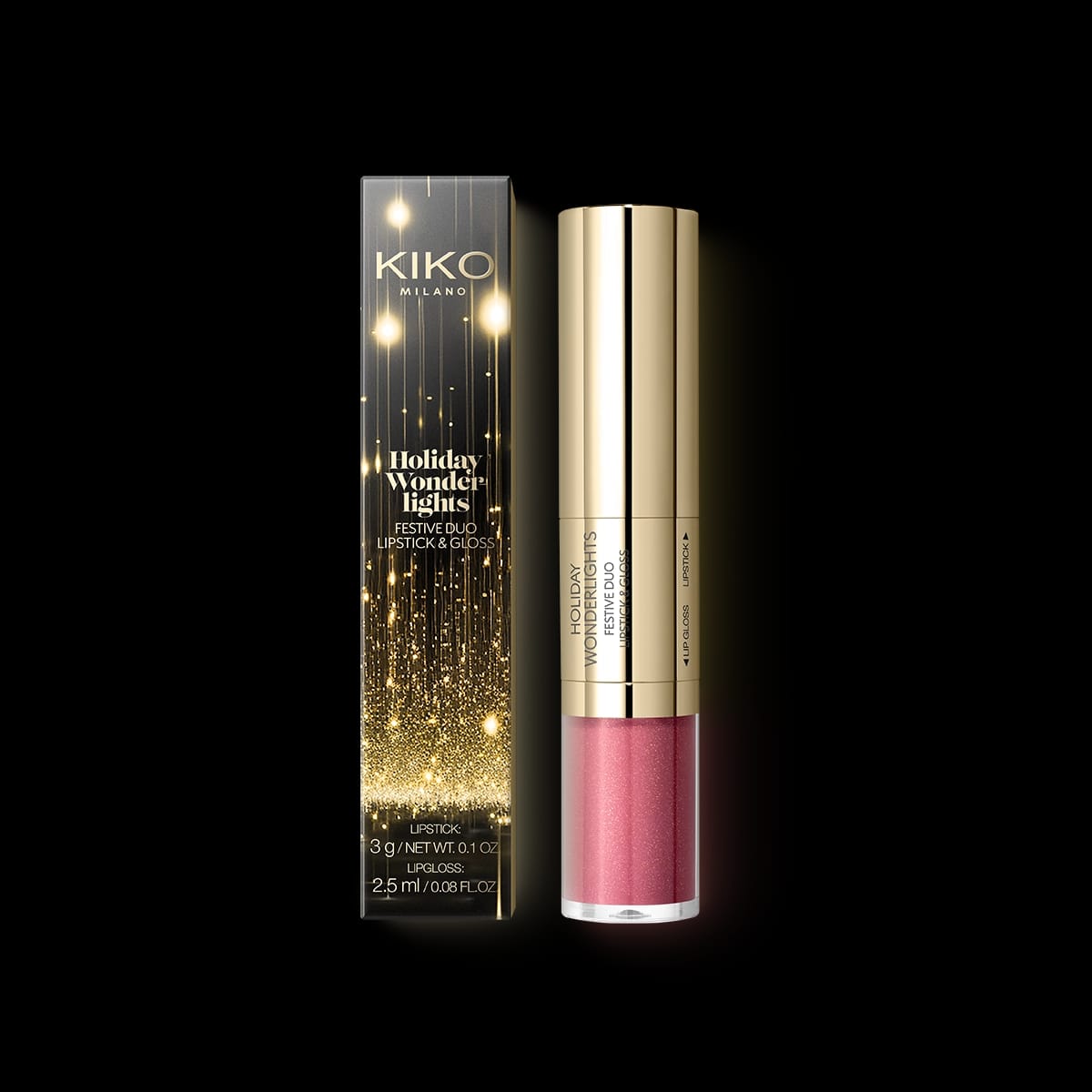 Holiday Wonderlights Festive Duo Lipstick & Gloss 05